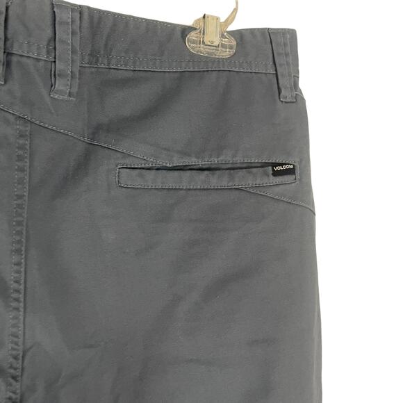 Volcom Stone Men's Size 34 Blue Chino Shorts - Picture 6 of 10